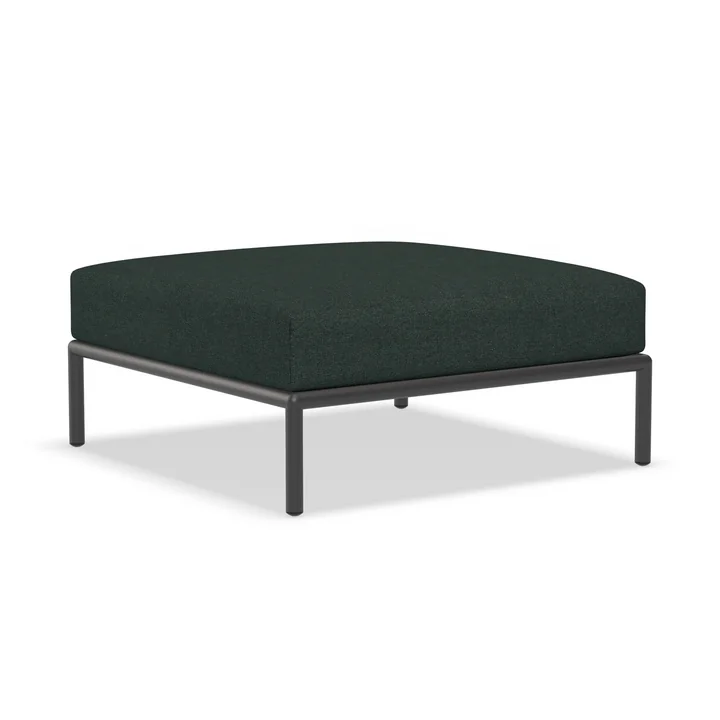 HOUE - Level 2 Ottoman, gris foncé / alpine