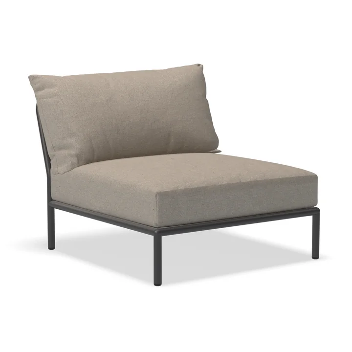 HOUE - Level 2 Chaise, dark grey / ash