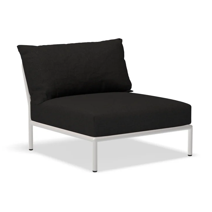 HOUE - Level 2 Chaise, muted white / charcoal