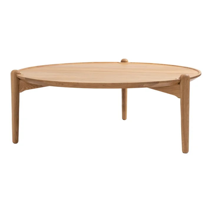 Design House Stockholm - Aria Table d'appoint high, Ø 90 x 42,5 cm, chêne
