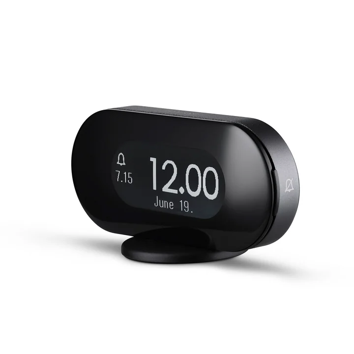 Jacob Jensen - Horloge de réveil, noir