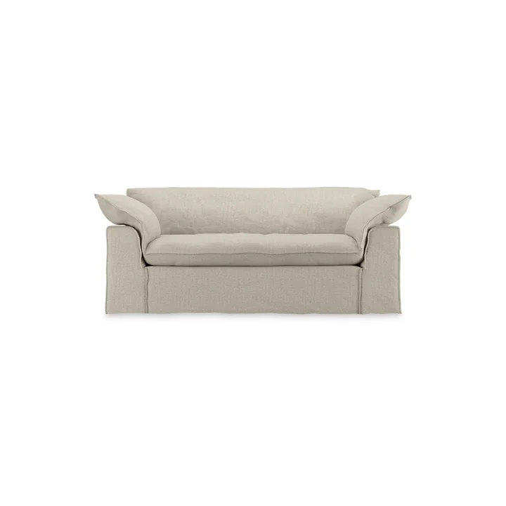 HKliving - Nomad Canapé, 2 places, Pure / ivory, frontal