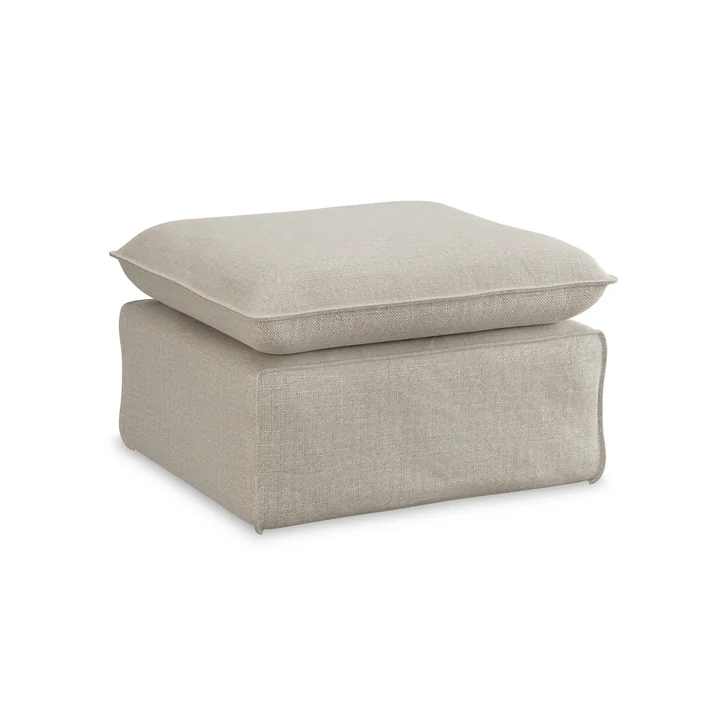 HKliving - Nomad canapé, pouf, Pure / ivory