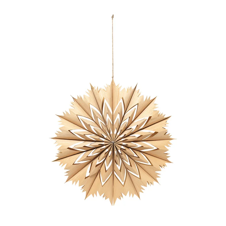 Broste Copenhagen - Venja Étoile de Noël M, Ø 40 cm, naturel
