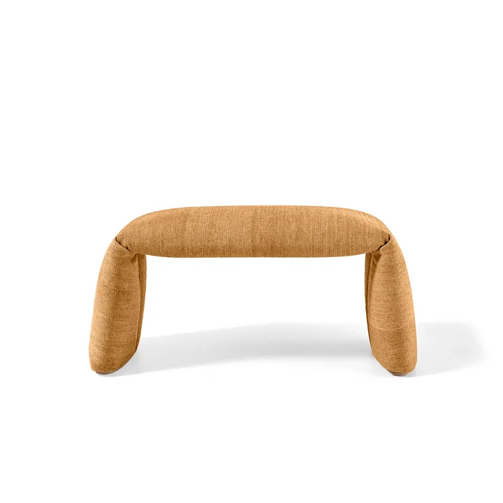 nanimarquina - Banc plié, moyen, 97 x 45 cm, caramel