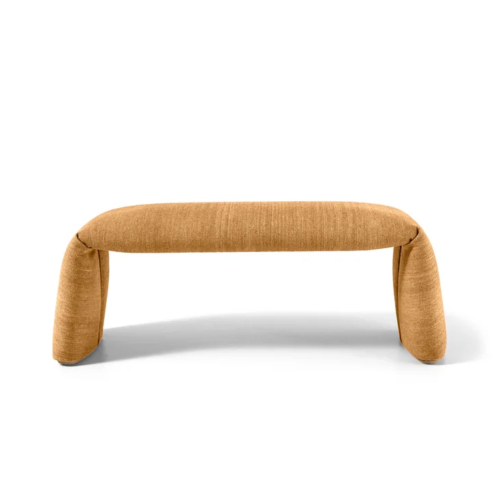 nanimarquina - Banc plié, large, 120 x 45 cm, caramel