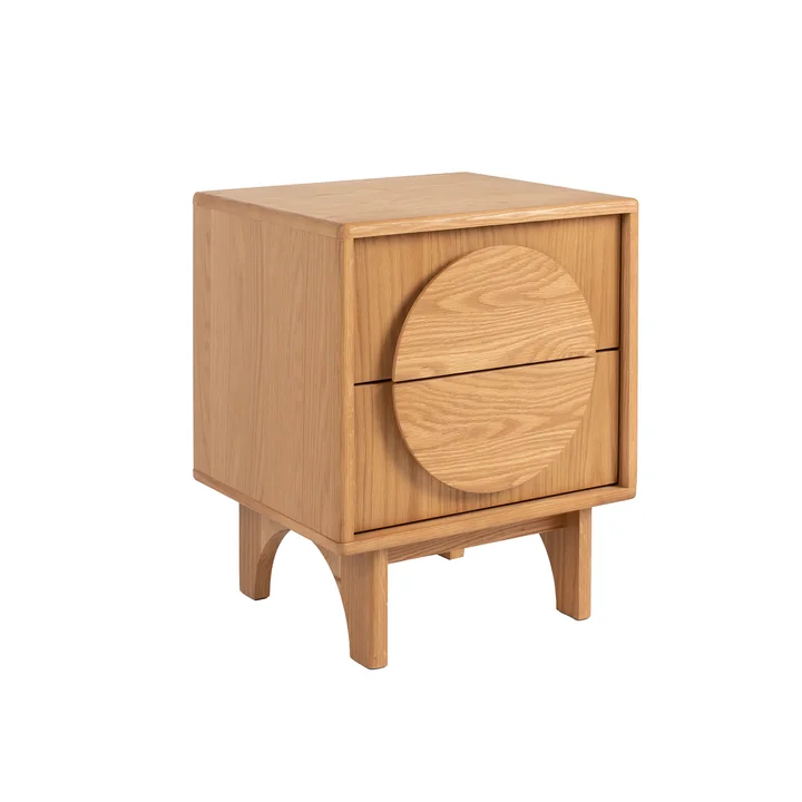 Zuiver - Groove Table de nuit, chêne