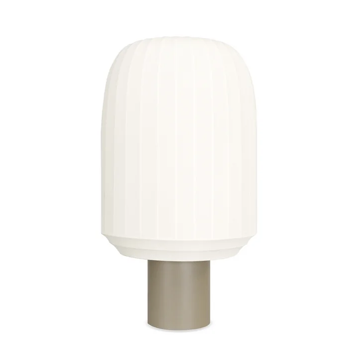 Northern - Tradition lampe de sol, Ø 39 cm / H 70 cm, blanc cassé / gris-beige