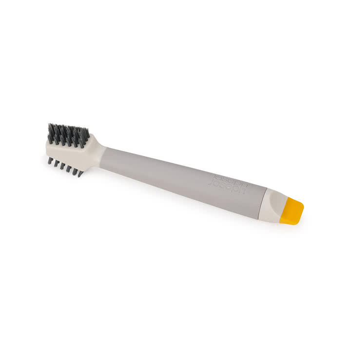 Joseph Joseph - CleanTech 3-en-1 Petite brosse de nettoyage avec manche, light stone