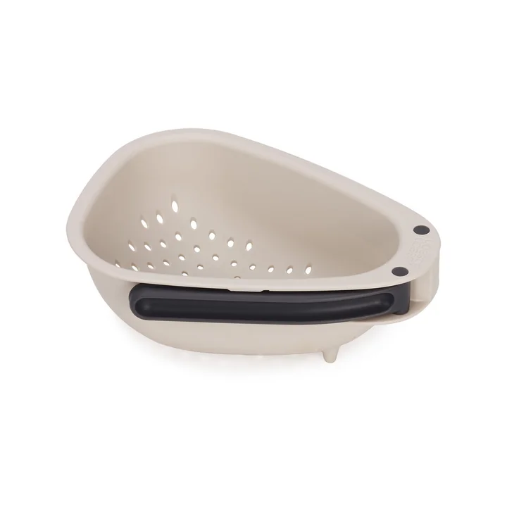 Joseph Joseph - Droplet Passoire de cuisine avec poignées pliables mini, stone