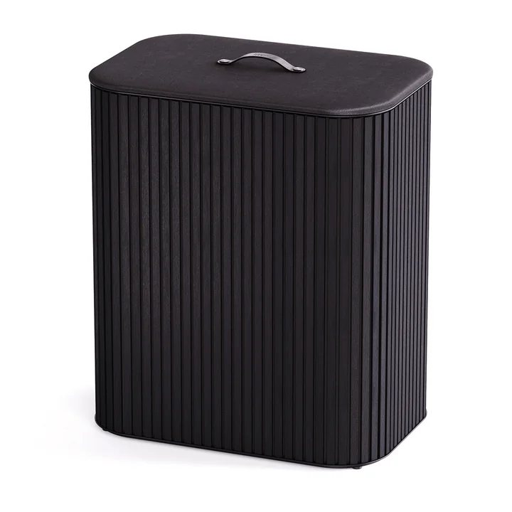 Joseph Joseph - Tota Trio Luxe Panier à linge à trois compartiments 90 l, bambou noir