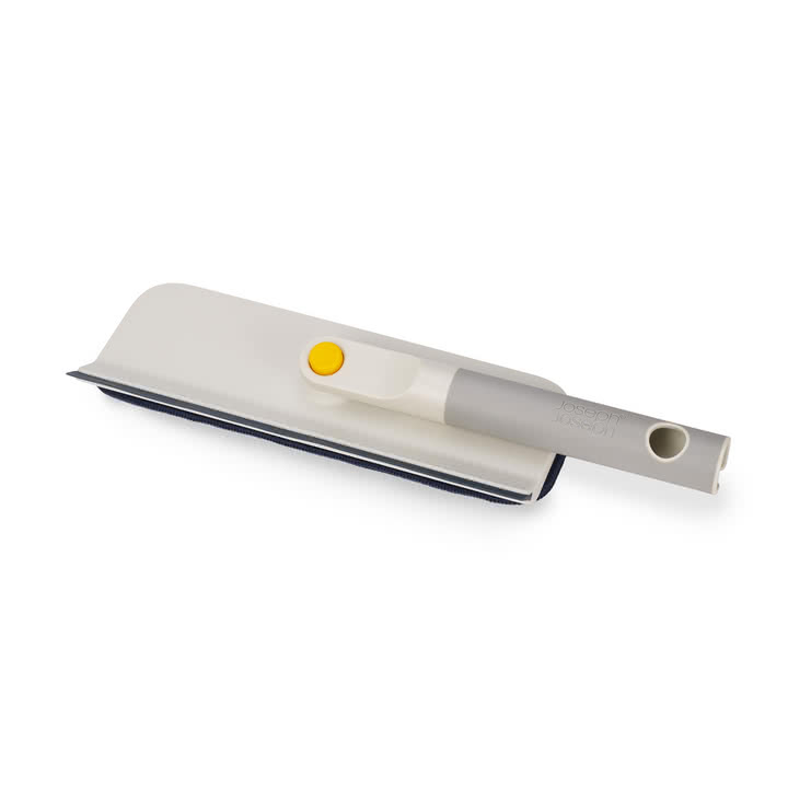 Joseph Joseph - CleanTech raclette et essuie-vitre en microfibre 2 en 1, stone