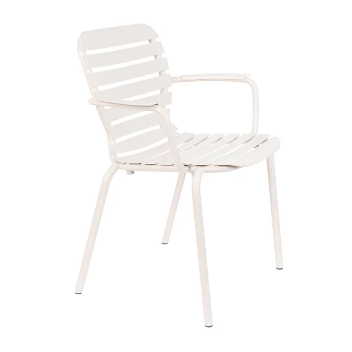 Zuiver - Vondel Chaise de jardin avec accoudoirs, clay