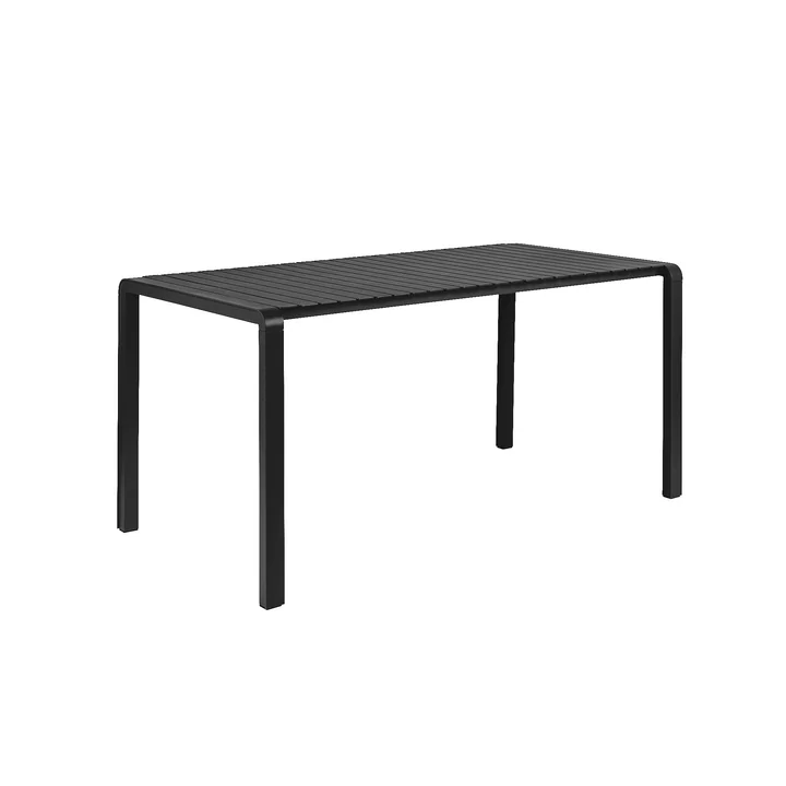 Zuiver - Vondel Table de jardin, 168 x 87 cm, noir