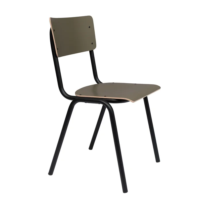 Zuiver - Back to School Chaise, olive mat