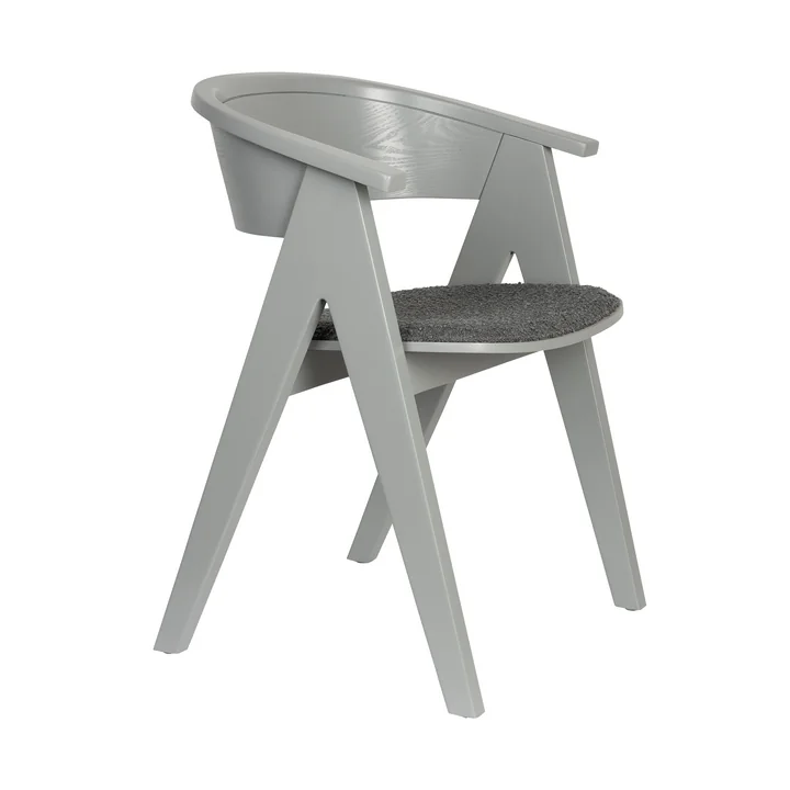 Zuiver - NDSM chaise avec accoudoirs, gris