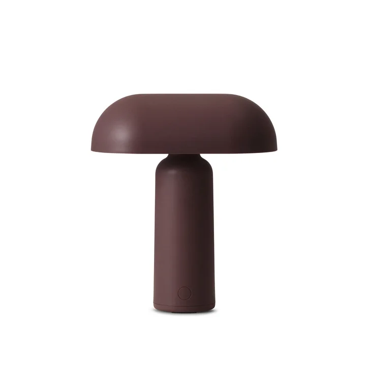Normann Copenhagen - Porta LED Lampe de table à accu, marron