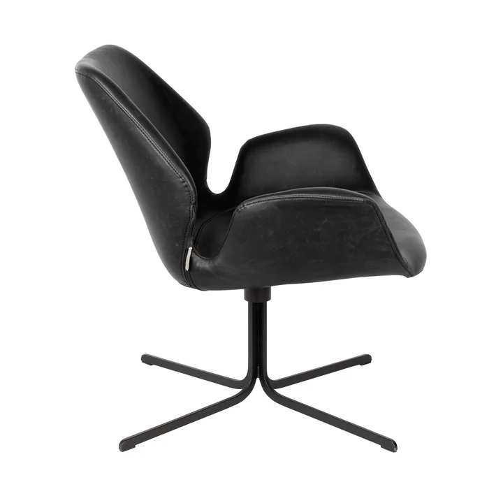 Zuiver - Nikki Lounge Chair, tout noir