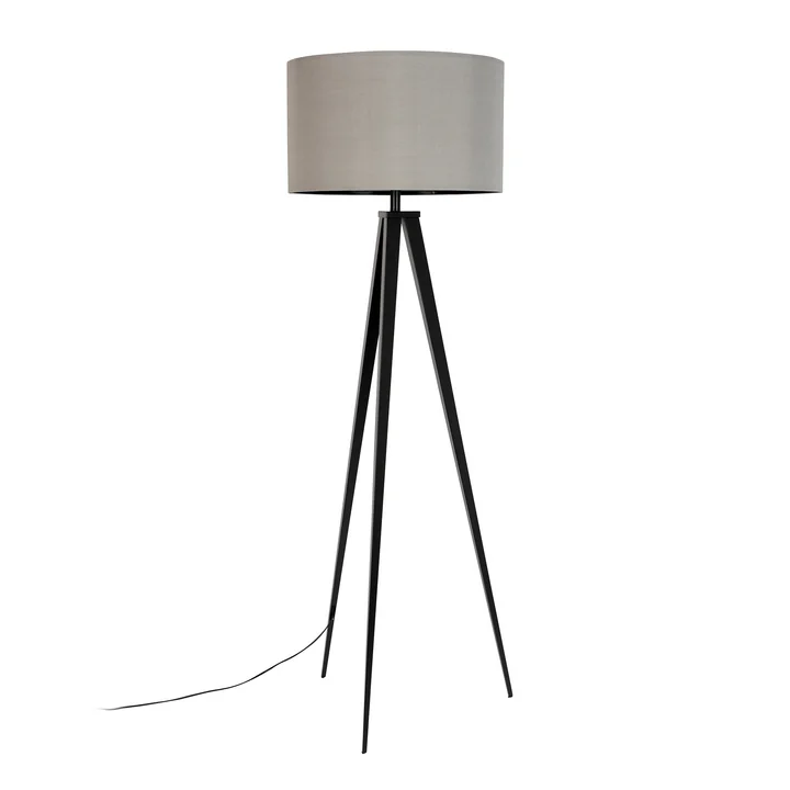 Zuiver - Tripod Lampadaire, noir / gris