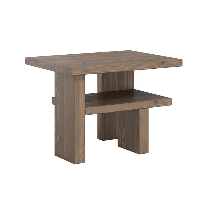 Karup Design - Japan Table d'appoint, 45 x 34 x 32 cm, pin brun