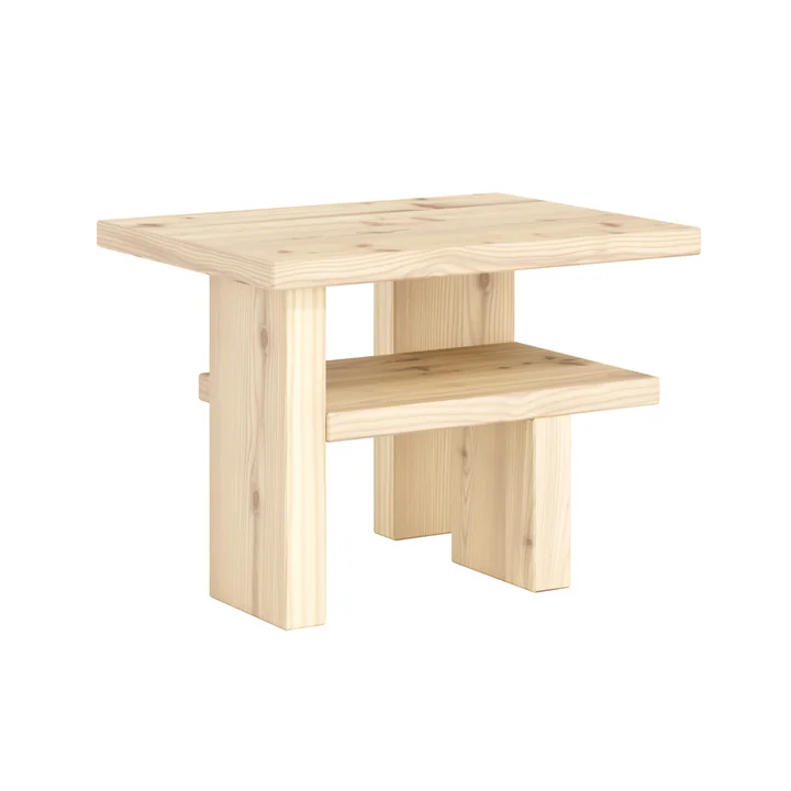 Karup Design - Japan Table d'appoint, 45 x 34 x 32 cm, pin naturel