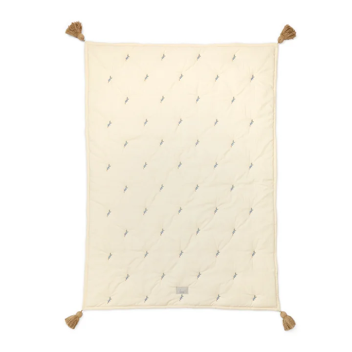 Cam Cam Copenhagen - Couverture brodée, blueberries