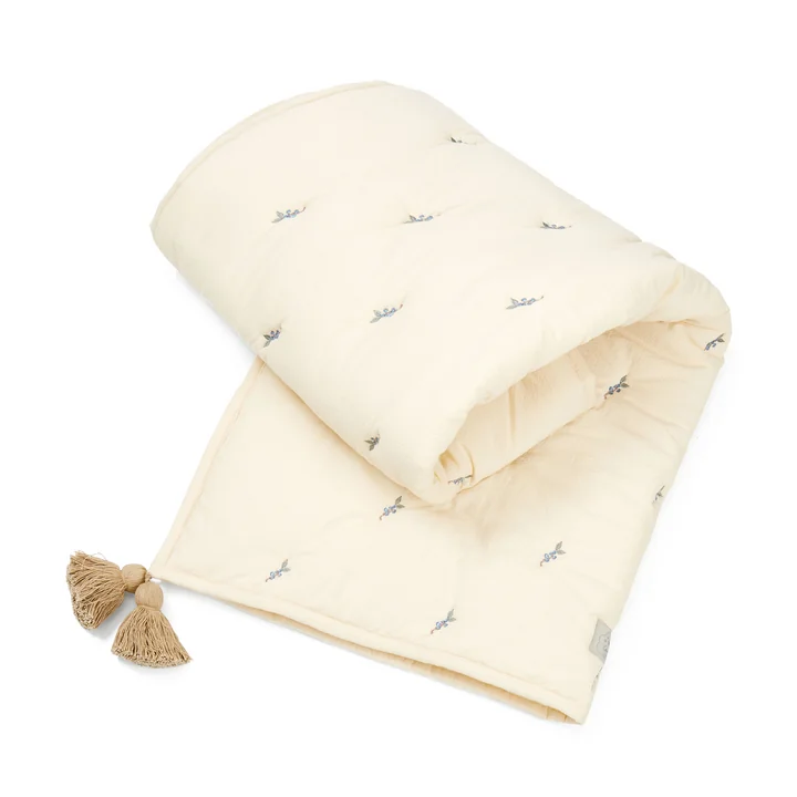 Cam Cam Copenhagen - Couverture brodée, blueberries