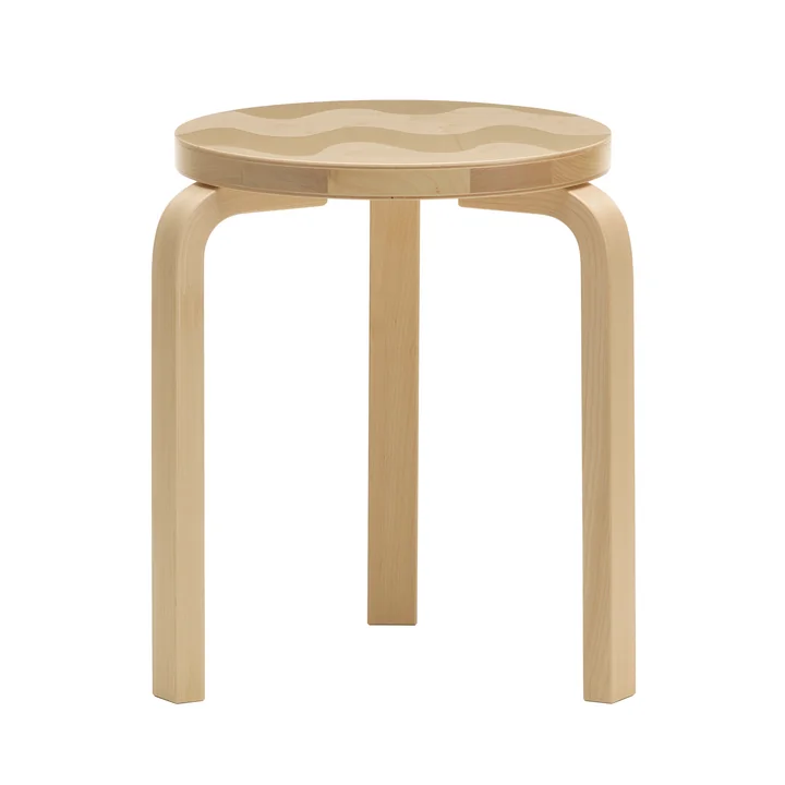 Artek - 60 Tabouret, lokki, bouleau naturel
