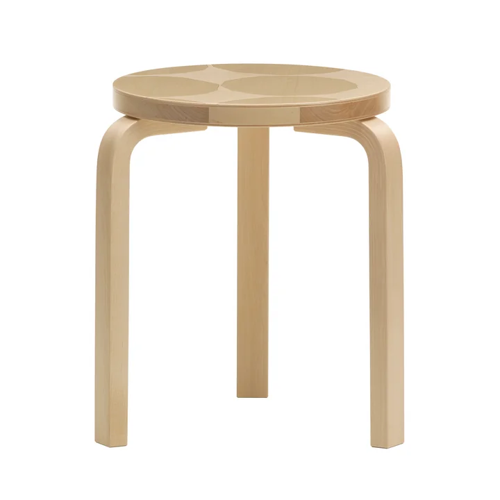 Artek - 60 Tabouret, kivet, bouleau naturel