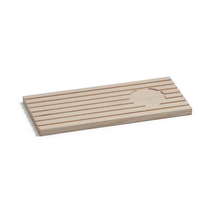 side by side - Drink & Dip Planche de service, 32 x 14,5 cm, frêne naturel