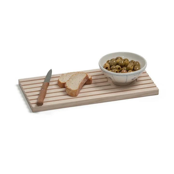 side by side - Drink & Dip Planche de service, 32 x 14,5 cm, frêne naturel