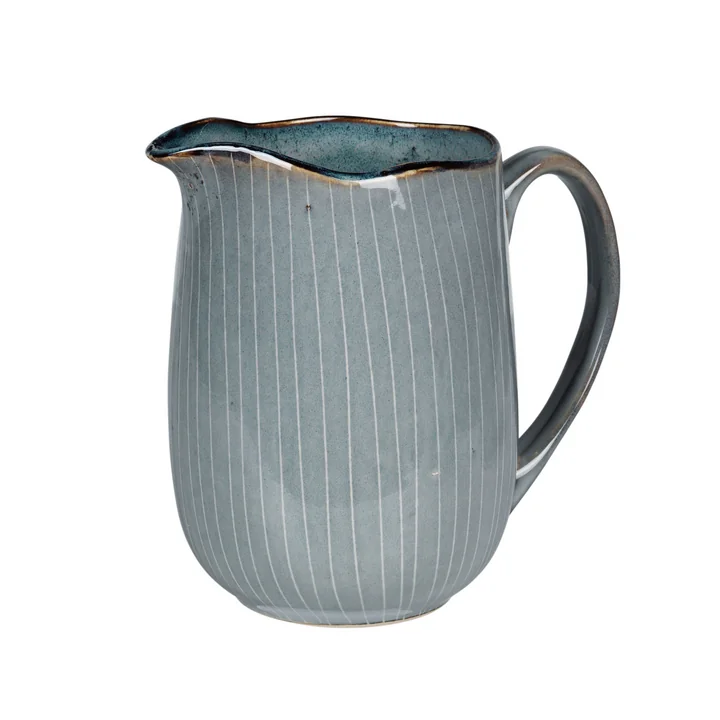 Broste Copenhagen - Nordic Sea Pot à lait, 1 l, bleu doux
