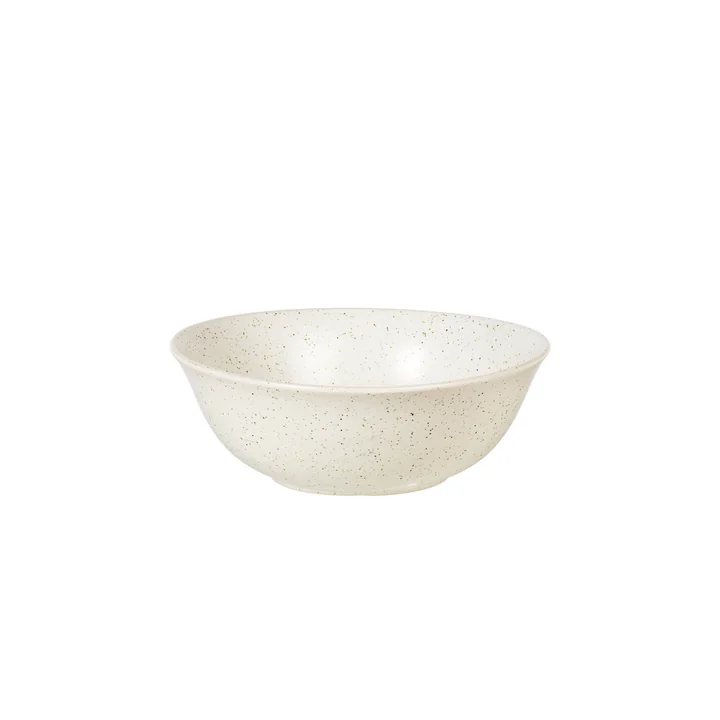 Broste Copenhagen - Nordic Vanilla Buddha Coupe, Ø 21 x H 7,5 cm, cream white