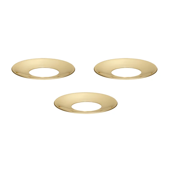 Stoff Nagel - Bougeoir Cuff, laiton (set de 3)