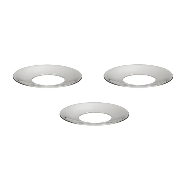 Stoff Nagel - Bougeoir Cuff, chrome (set de 3)
