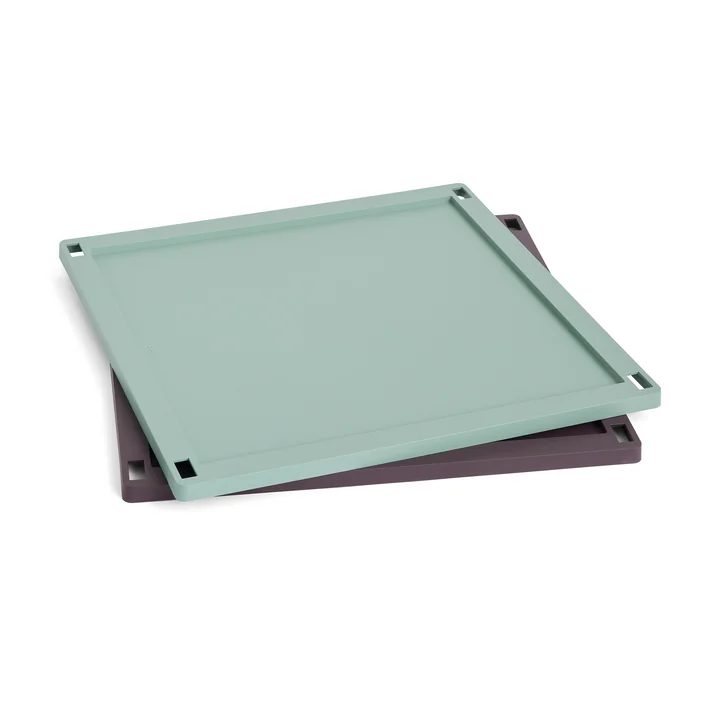 HAY - Colour Crate Square couvercle L, plastique