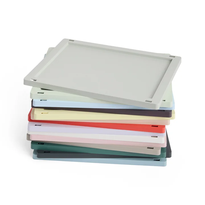 HAY - Colour Crate Couvercle M, plastique, pile