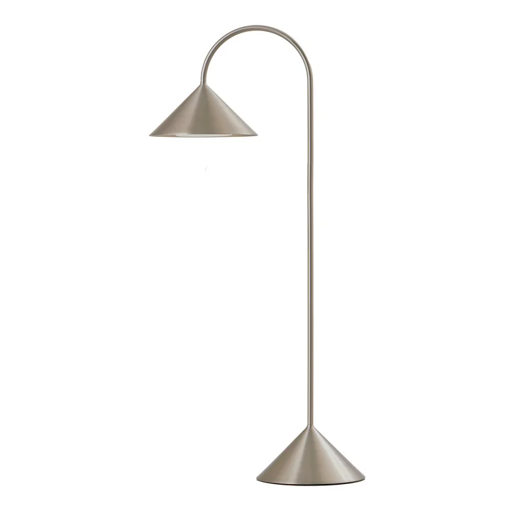 Frandsen - Grasp Lampadaire LED à accu, H 72 cm, acier inoxydable brossé