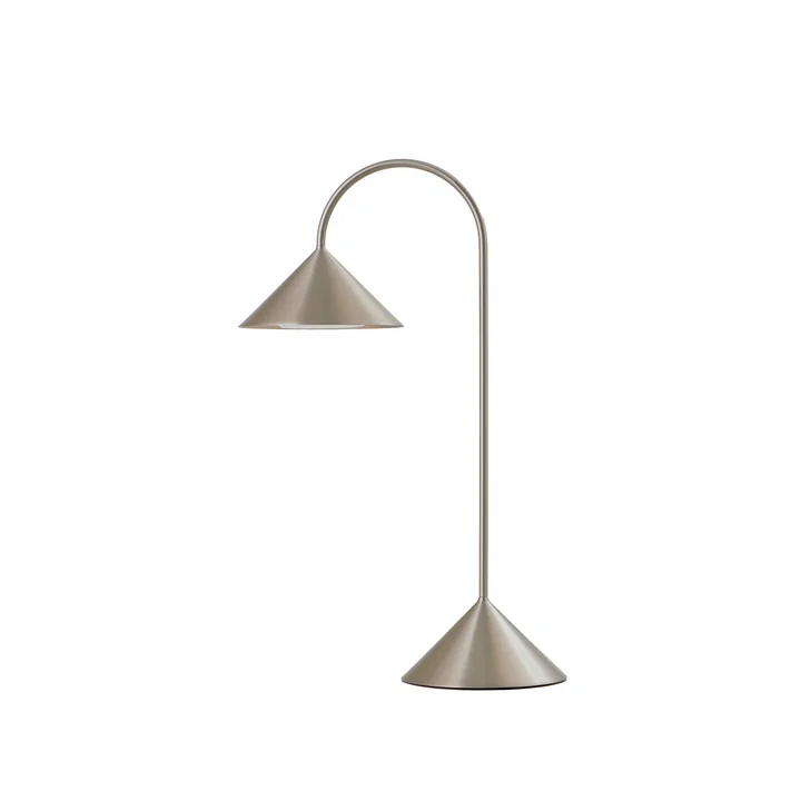 Frandsen - Grasp Lampadaire LED à accu, H 47 cm, acier inoxydable brossé