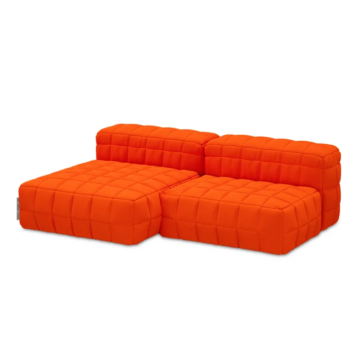 OUT Objekte unserer Tage - Henn Canapé 01, 210 x 140 cm, orange pur (Vidar 4 0542 by Kvadrat / Raf Simons)