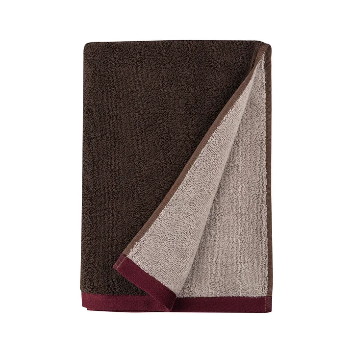 Mette Ditmer - Soft Serviette, 50 x 90 cm, marron / sable