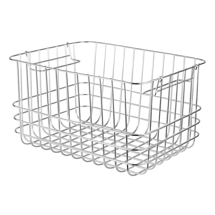 Mette Ditmer - Store-It Panier de rangement, M, chrome