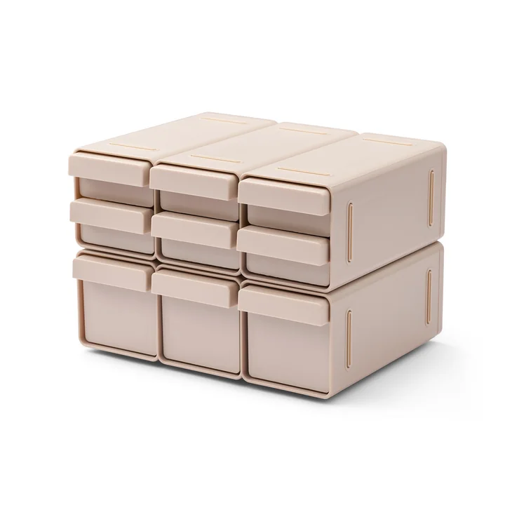 LIEWOOD - Kylian boîtes de rangement, sandy