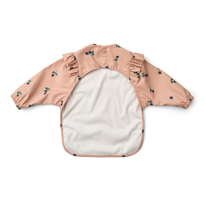 LIEWOOD - Merle Ruffle Cape Bib, berry / pale tuscany