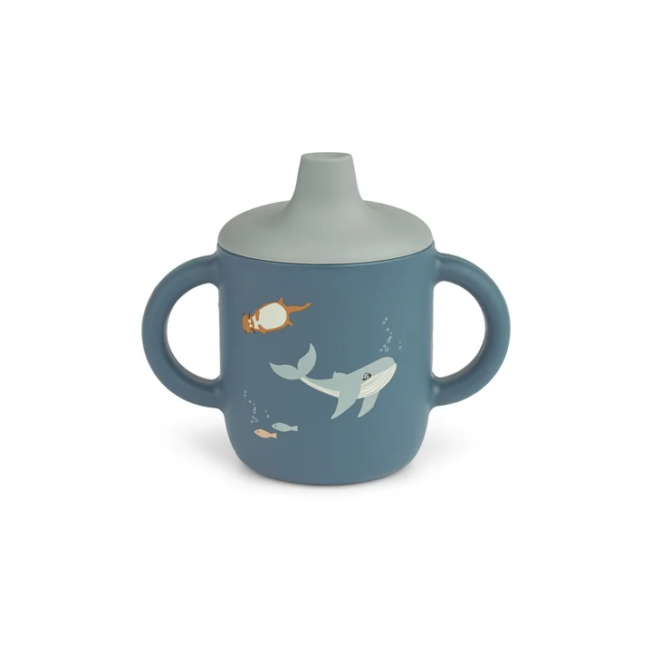LIEWOOD - Neil Silicone Tasse à boire, Arctic Sea / ocean view