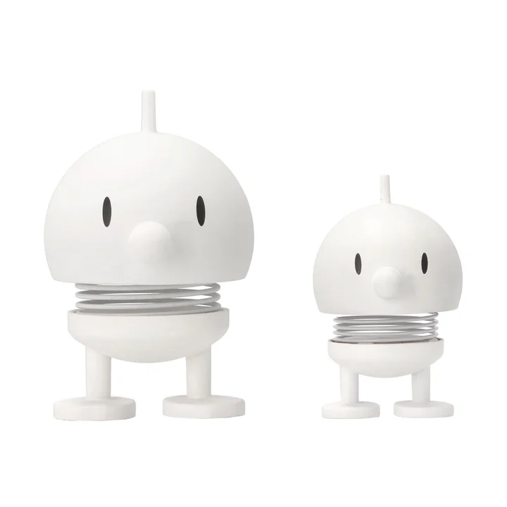 Hoptimist - Soft Small Bumble , blanc (lot de 2)