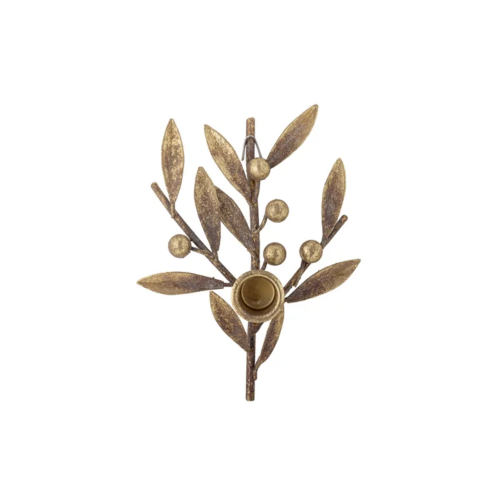 Bloomingville - Mirabel Bougeoir, 18 x 5 x 13 cm, doré