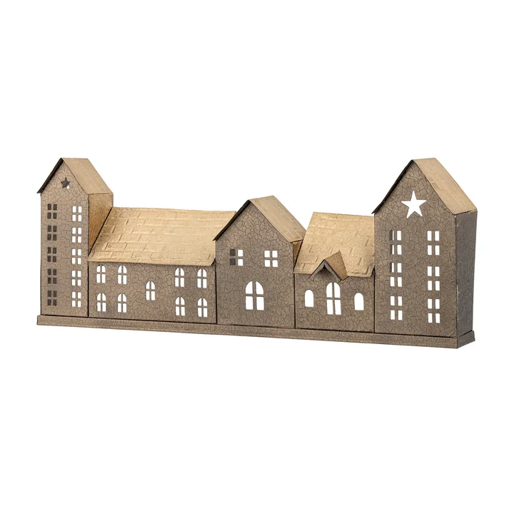 Bloomingville - Noeli Porte-bougie à chauffe-plat, or