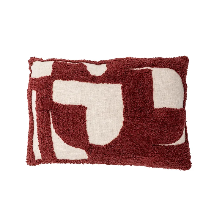 Bloomingville - Olica Coussin 60 x 40 cm, rouge