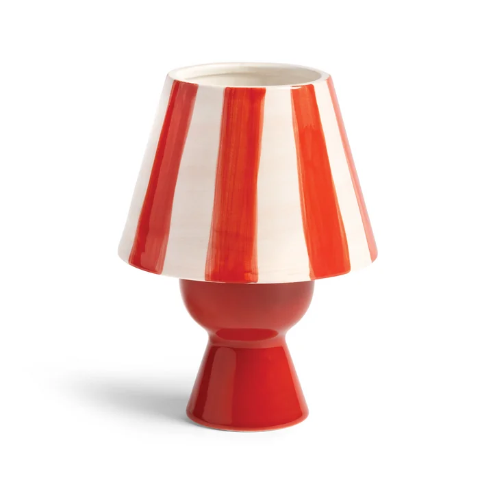 & klevering - Cantine Porte-bougies à réchaud, Ø 12 x 16 cm, rouge